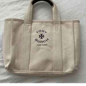 Tory Burch Beige Canvas Tote